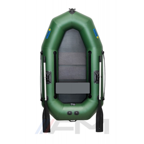 OMEGA - Надуваема гребна лодка с твърдо дъно 210 LS PS - зелена